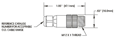Mic field connectors 22awg small
