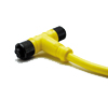 Tee Splitters | Single & Double Keyway | #22 AWG Yellow PVC Cable